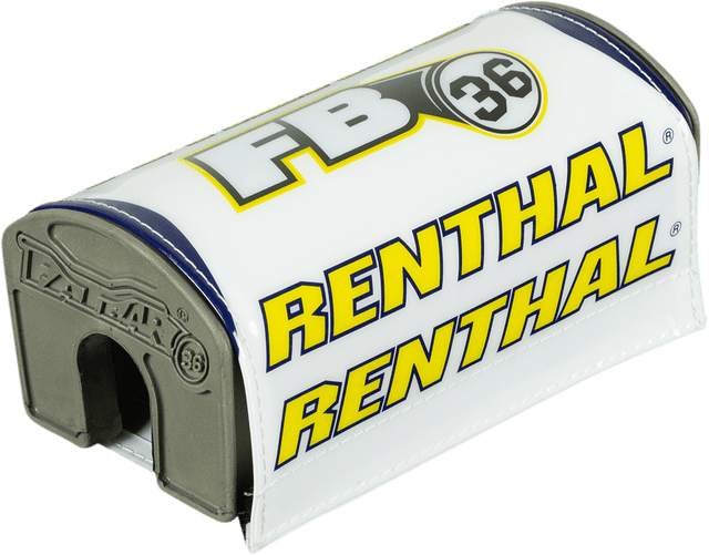 RENTHAL 0601-5621 Bar Pad - Fatbar36™ - White/Yellow