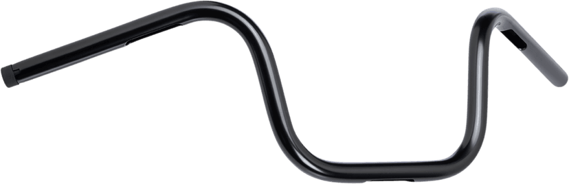 BILTWELL 0601-5645 1" Handlebar w/ TBW Plugs - Chumps - Black — image 3 of 3