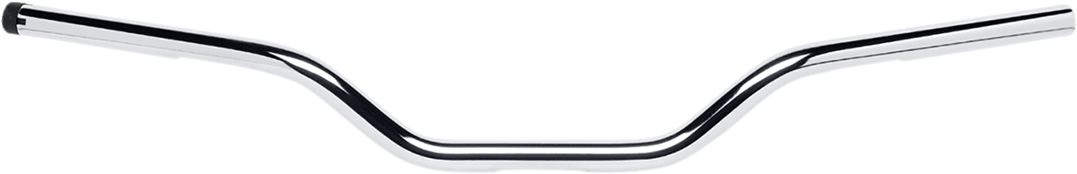 BILTWELL 0601-5650 1" Handlebar w/ TBW Plugs - Tracker Mid - Chrome