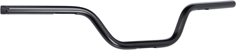 BILTWELL 0601-5651 1" Handlebar w/ TBW Plugs - Tracker High - Black — image 2 of 3