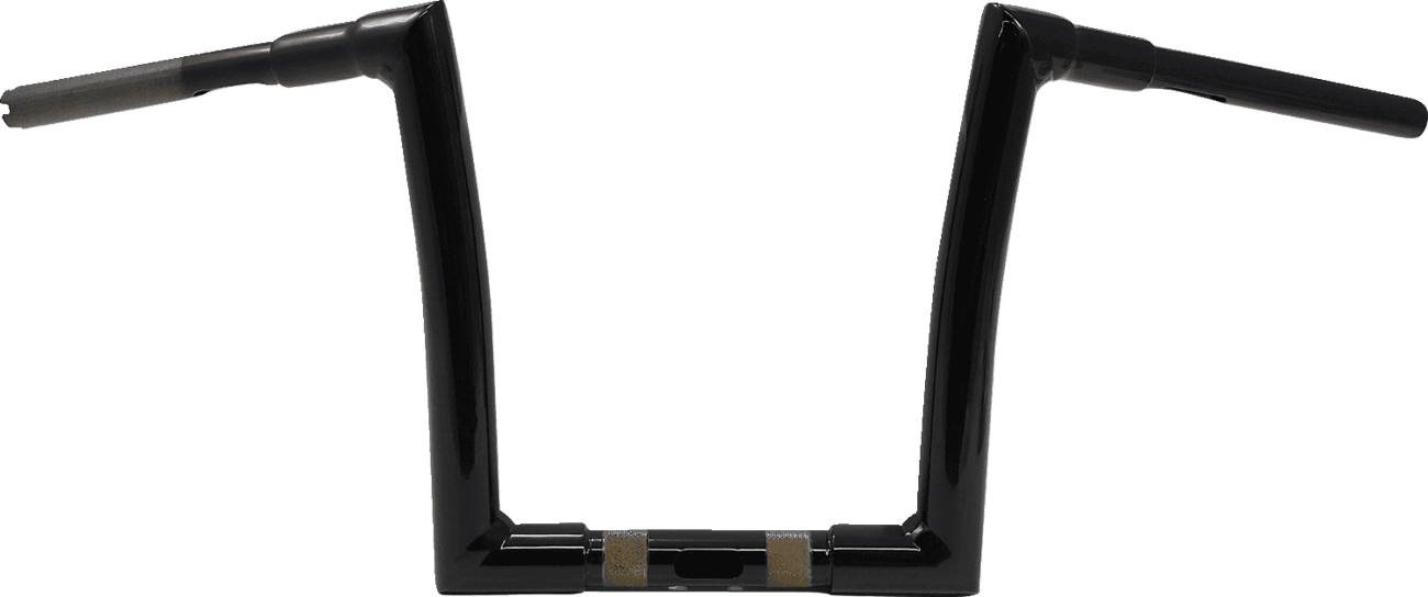 TODD'S CYCLE 0601-5731 Handlebar - 1-1/2" Strip - 12" - Gloss Black - Road Glide