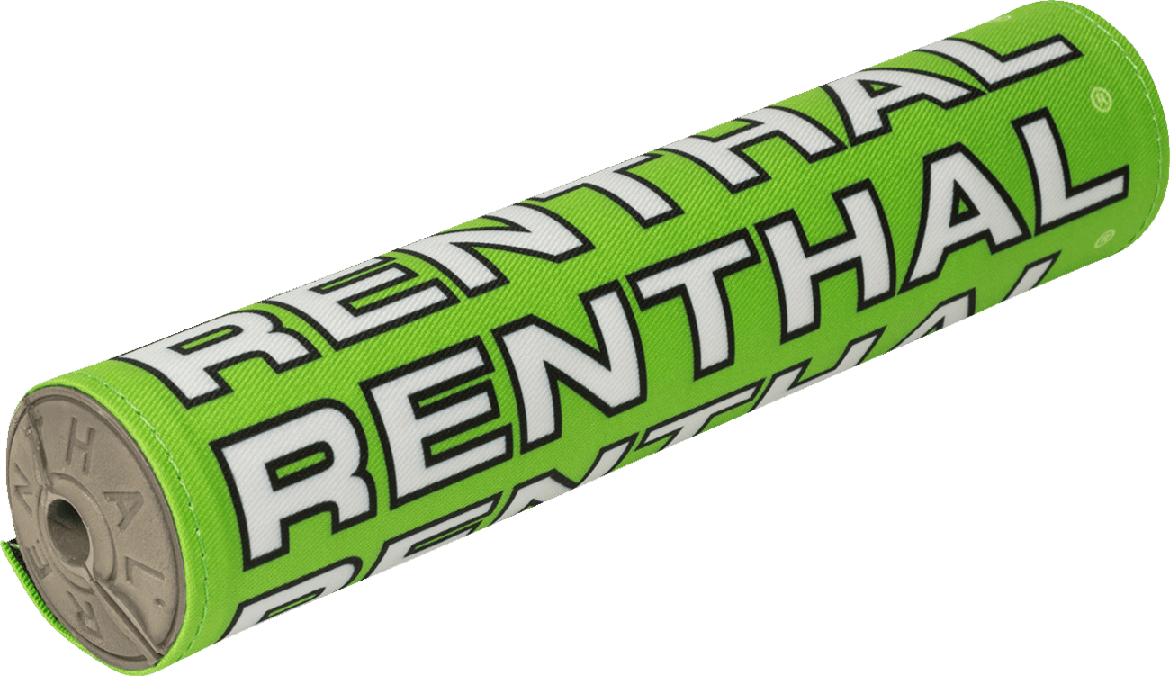 RENTHAL 0601-5750 Vintage SX Crossbar Pad - Green/White
