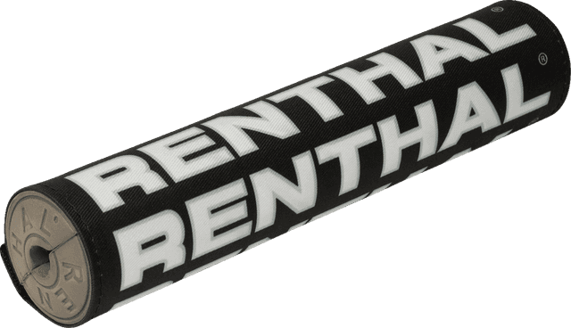RENTHAL 0601-5752 Vintage SX Crossbar Pad - Black/White