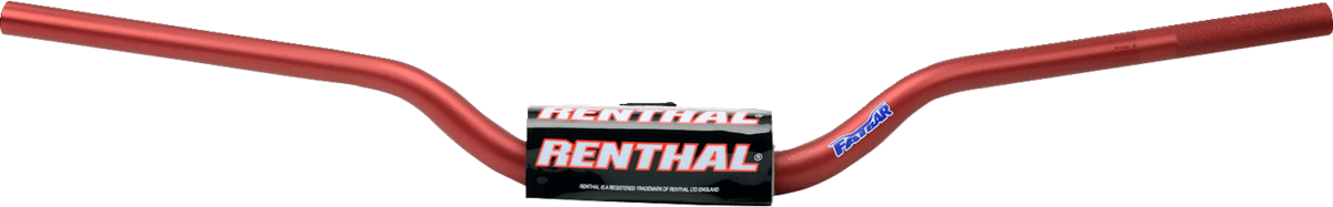 RENTHAL 0601-5762 Fatbar™ Handlebar - 673 - Trials 100 Bou/Lampkin - Red