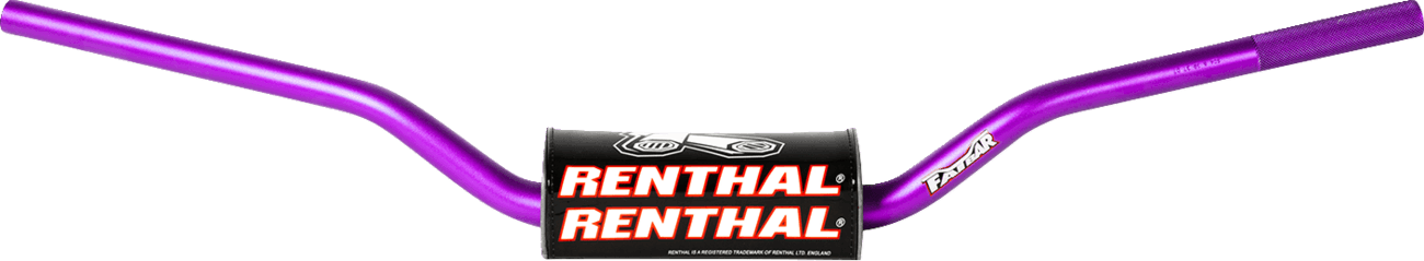 RENTHAL 0601-6430 Fatbar™ Handlebar - 604 - RC/CRF/KX/KXF - Purple