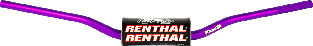 RENTHAL 0601-6432 Fatbar™ Handlebar - Street - 821 - McGrath/SX125-450 ('16+) - Purple