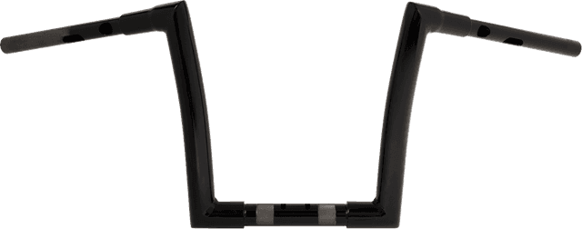 TODD'S CYCLE 0601-6545 Handlebar - 1-1/2" Strip - 12" - Gloss Black - Road Glide