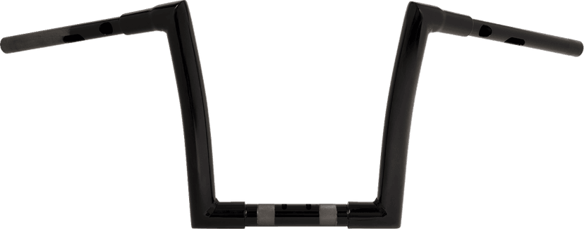 TODD'S CYCLE 0601-6545 Handlebar - 1-1/2" Strip - 12" - Gloss Black - Road Glide