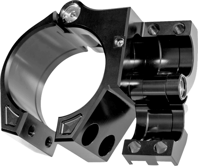 VORTEX 0601-6815 Clip-On Handlebar - 51 mm - 7° - Zero Offset - Black — image 2 of 3