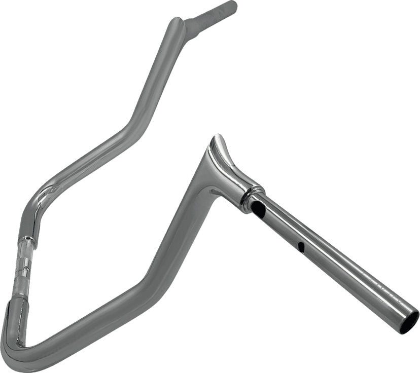 FAT BAGGERS INC. 06016919 1-1/4" EZ Install Pointed Top Handlebar - Reduced Reach - 13" - Chrome — image 2 of 2
