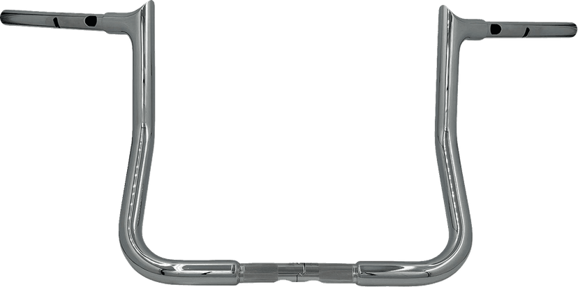 FAT BAGGERS INC. 06016919 1-1/4" EZ Install Pointed Top Handlebar - Reduced Reach - 13" - Chrome — image 1 of 2