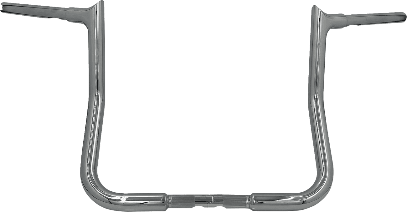 FAT BAGGERS INC. 06016921 1-1/4" EZ Install Pointed Top Handlebar - Reduced Reach - 13" - Chrome