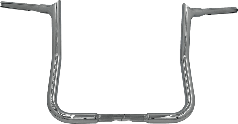 FAT BAGGERS INC. 06016921 1-1/4" EZ Install Pointed Top Handlebar - Reduced Reach - 13" - Chrome — image 1 of 2