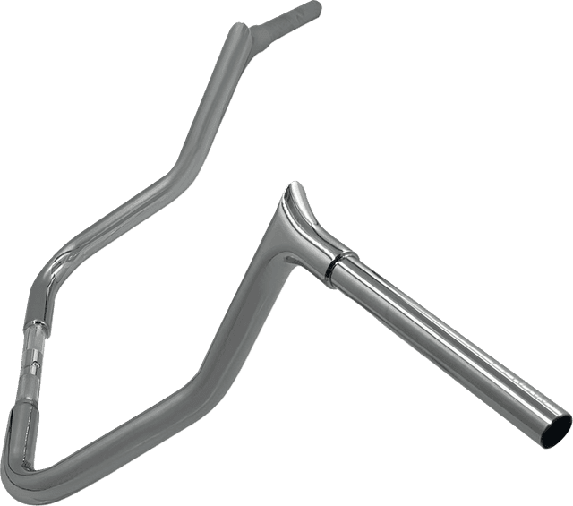 FAT BAGGERS INC. 06016921 1-1/4" EZ Install Pointed Top Handlebar - Reduced Reach - 13" - Chrome — image 2 of 2