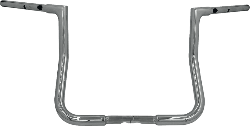 FAT BAGGERS INC. 06016923 1-1/4" EZ Install Flat Top Handlebar - Reduced Reach - 13" - Chrome — image 1 of 2