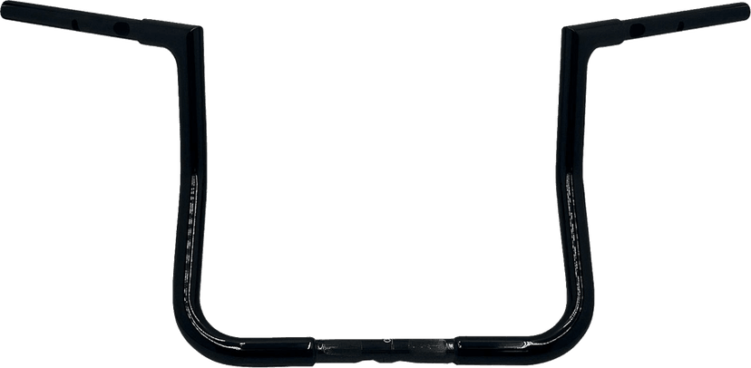 FAT BAGGERS INC. 06016924 1-1/4" EZ Install Flat Top Handlebar - Reduced Reach - 13" - Black — image 1 of 2