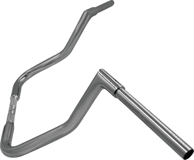 FAT BAGGERS INC. 06016925 1-1/4" EZ Install Flat Top Handlebar - Reduced Reach - 13" - Chrome — image 2 of 2