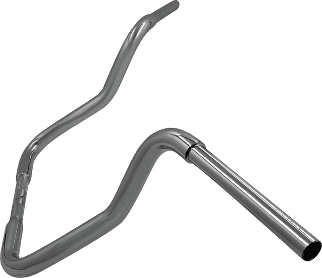 FAT BAGGERS INC. 06016929 1-1/4" EZ Install Round Top Handlebar - Reduced Reach - 13" - Chrome — image 2 of 2