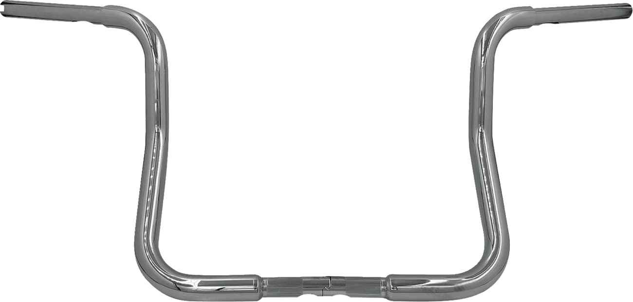FAT BAGGERS INC. 06016929 1-1/4" EZ Install Round Top Handlebar - Reduced Reach - 13" - Chrome