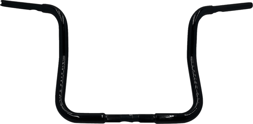 FAT BAGGERS INC. 06016930 1-1/4" EZ Install Round Top Handlebar - Reduced Reach - 13" - Black — image 1 of 2