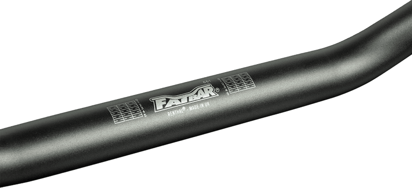 RENTHAL 0601-7082 Fatbar™ Handlebar - 661 - Black — image 2 of 2