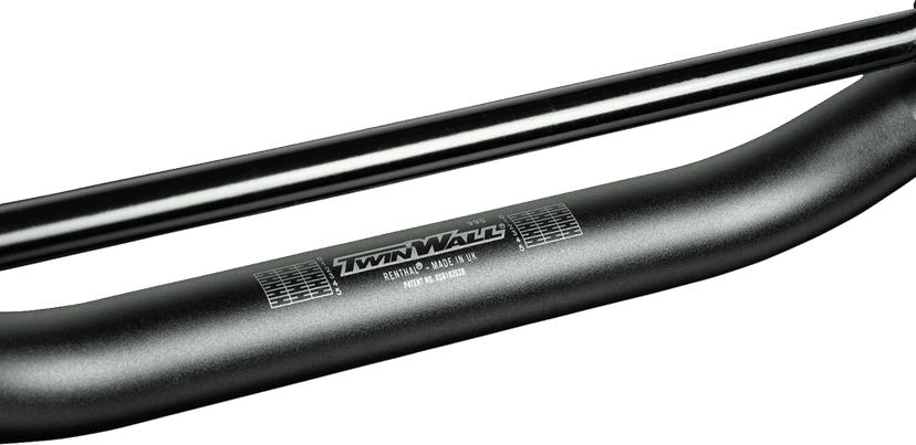 RENTHAL 0601-7083 Twinwall® Handlebar - 995 - Black — image 2 of 2