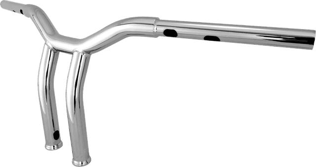 BURLY BRAND 06017103 Dominator Handlebar - Touring/Softail - 10" - Chrome — image 3 of 3