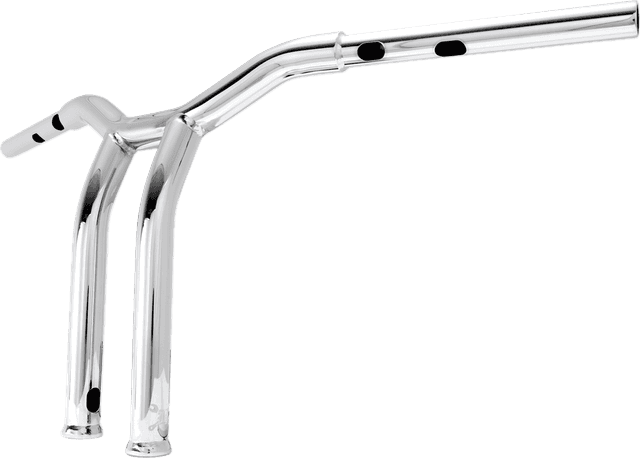 BURLY BRAND 06017105 Dominator Handlebar - Touring/Softail - 12" - Chrome — image 3 of 3