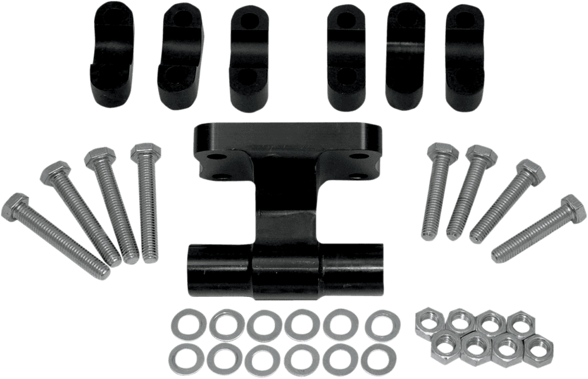 POWERMADD 0602-0098 Universal Pivoting Handlebar Riser System - 3"