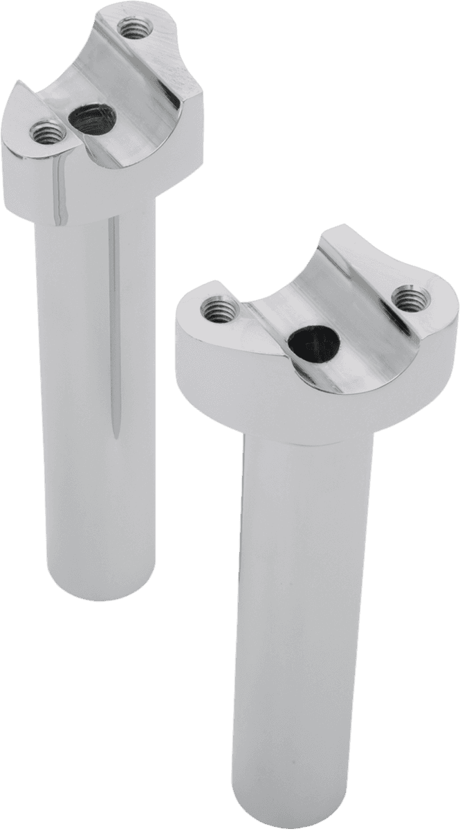 DRAG SPECIALTIES 0602-0401 Forged Aluminum Handlebar Risers - Straight - 6-1/2" - Chrome