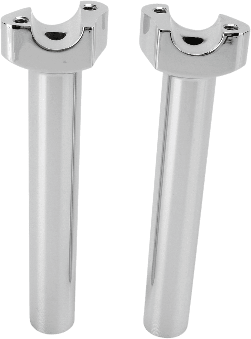 DRAG SPECIALTIES 0602-0402 Forged Aluminum Handlebar Risers - Straight - 8" - Chrome