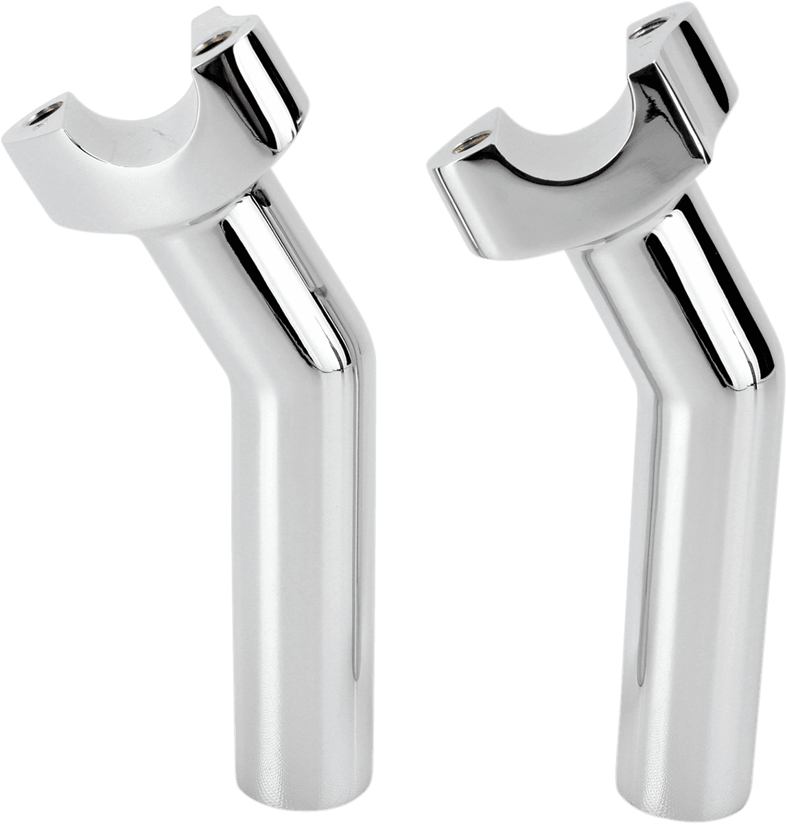 DRAG SPECIALTIES 0602-0410 Forged Aluminum Handlebar Risers - Pullback - 5-1/2" - Chrome