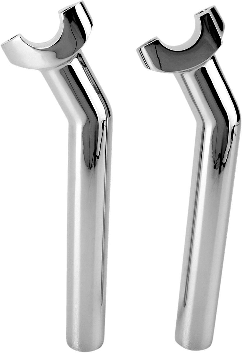 DRAG SPECIALTIES 0602-0412 Forged Aluminum Handlebar Risers - Pullback - 8-1/2" - Chrome