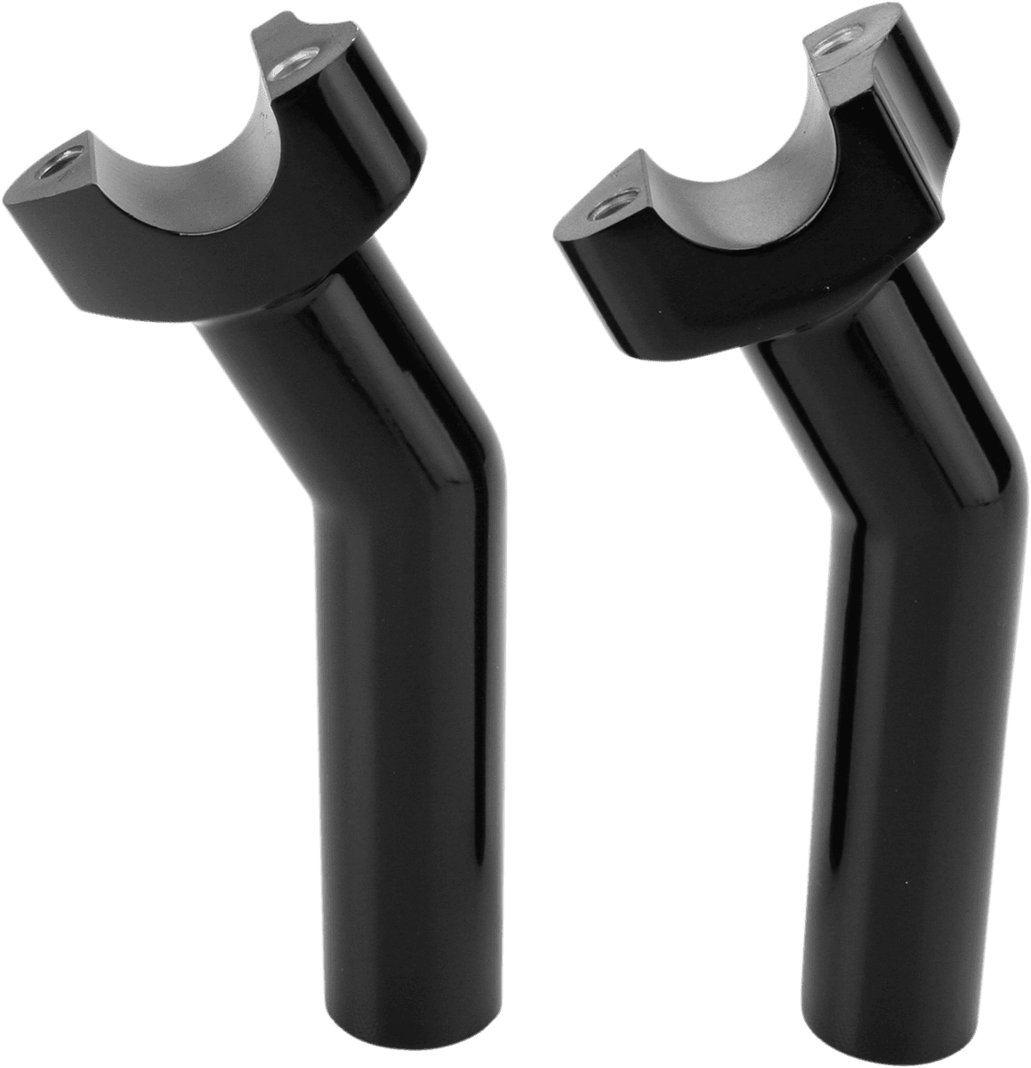 DRAG SPECIALTIES 0602-0415 Forged Aluminum Handlebar Risers - Pullback - 5-1/2" - Black