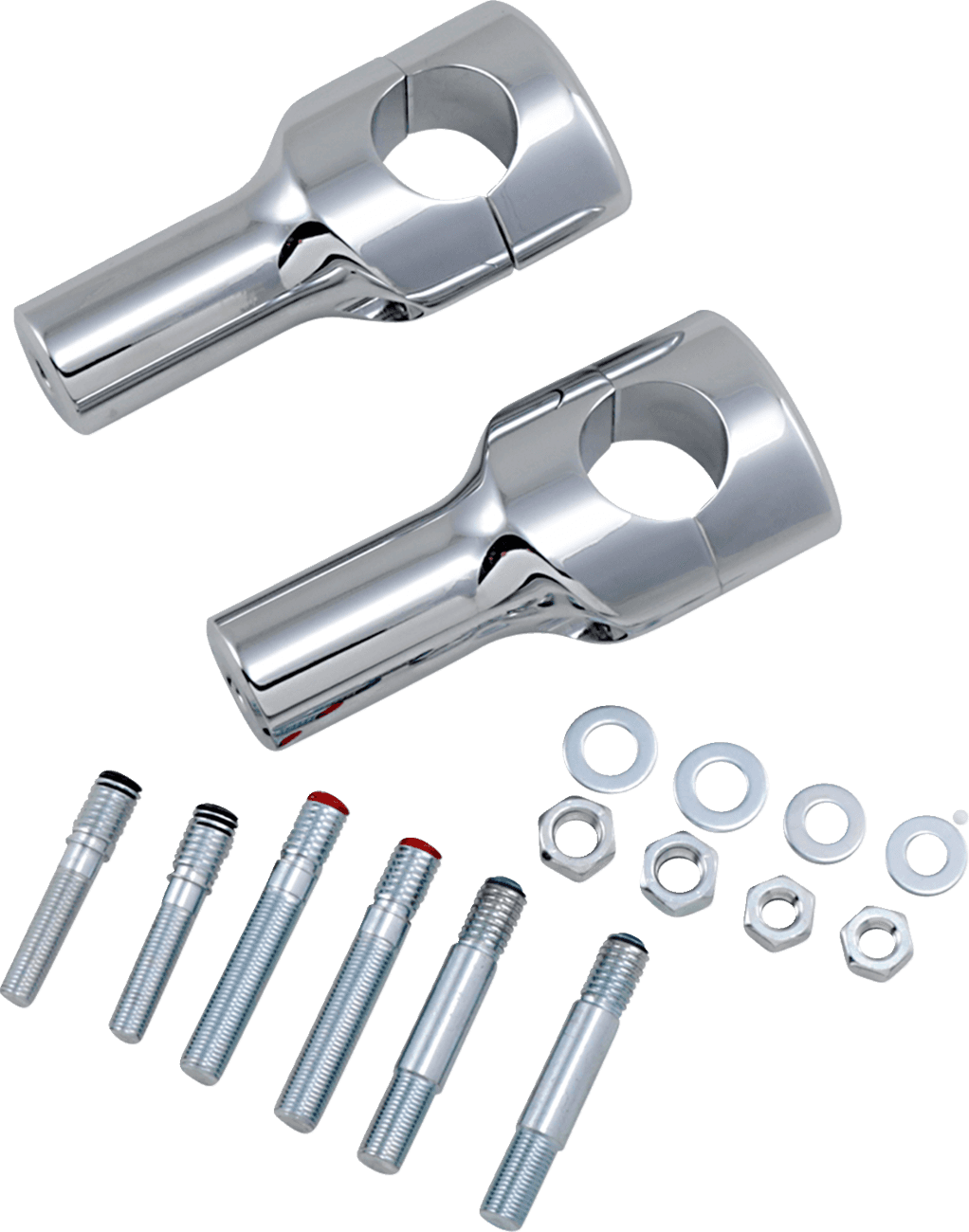 DRAG SPECIALTIES 0602-0468 Big Buffalo Handlebar Risers - 4" - Chrome