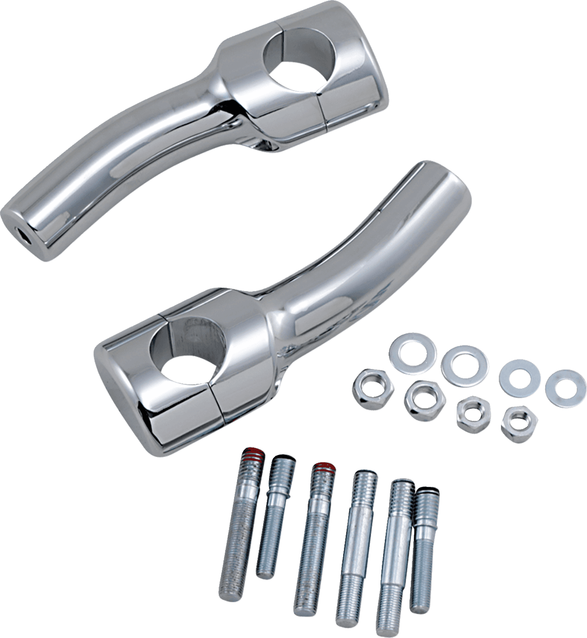 DRAG SPECIALTIES 0602-0469 Big Buffalo Handlebar Risers - Pullback - 5-1/2" - Chrome
