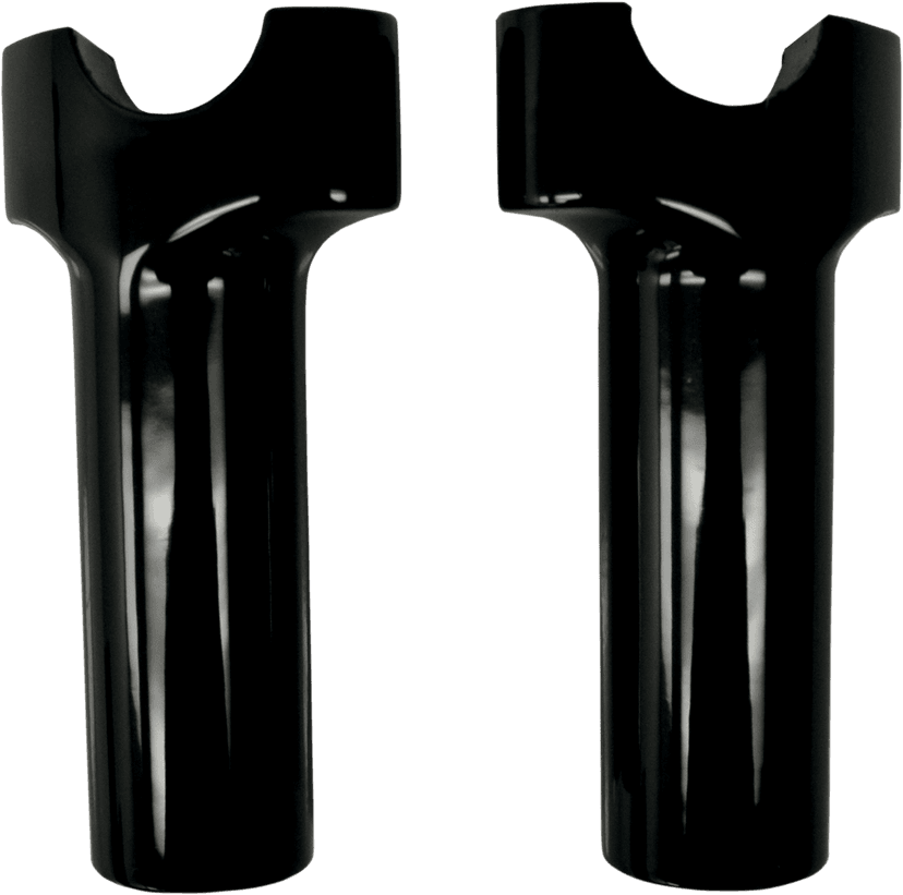 DRAG SPECIALTIES 0602-0520 Buffalo Billet Aluminum Handlebar Risers - 4" - Black
