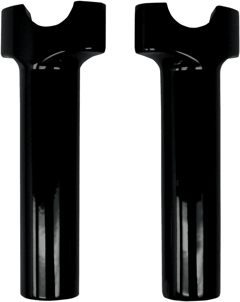 DRAG SPECIALTIES 0602-0521 Buffalo Billet Aluminum Handlebar Risers - 6" - Black
