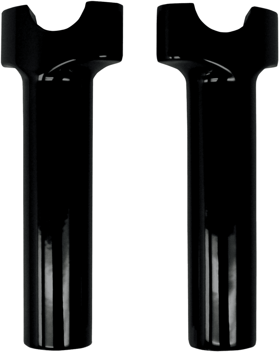 DRAG SPECIALTIES 0602-0521 Buffalo Billet Aluminum Handlebar Risers - 6" - Black