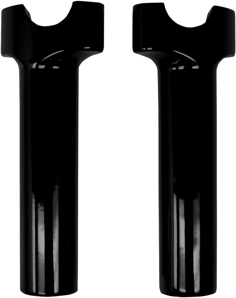 DRAG SPECIALTIES 0602-0521 Buffalo Billet Aluminum Handlebar Risers - 6" - Black