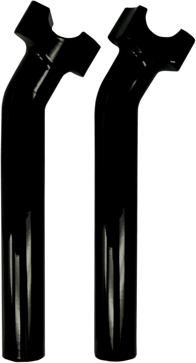DRAG SPECIALTIES 0602-0522 Buffalo Billet Aluminum Handlebar Risers - 9-1/2" - Black