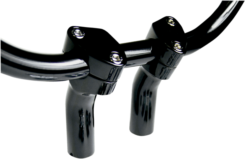 BARON 0602-0565 Kickback Handlebar Risers - 1" - Black — image 2 of 2