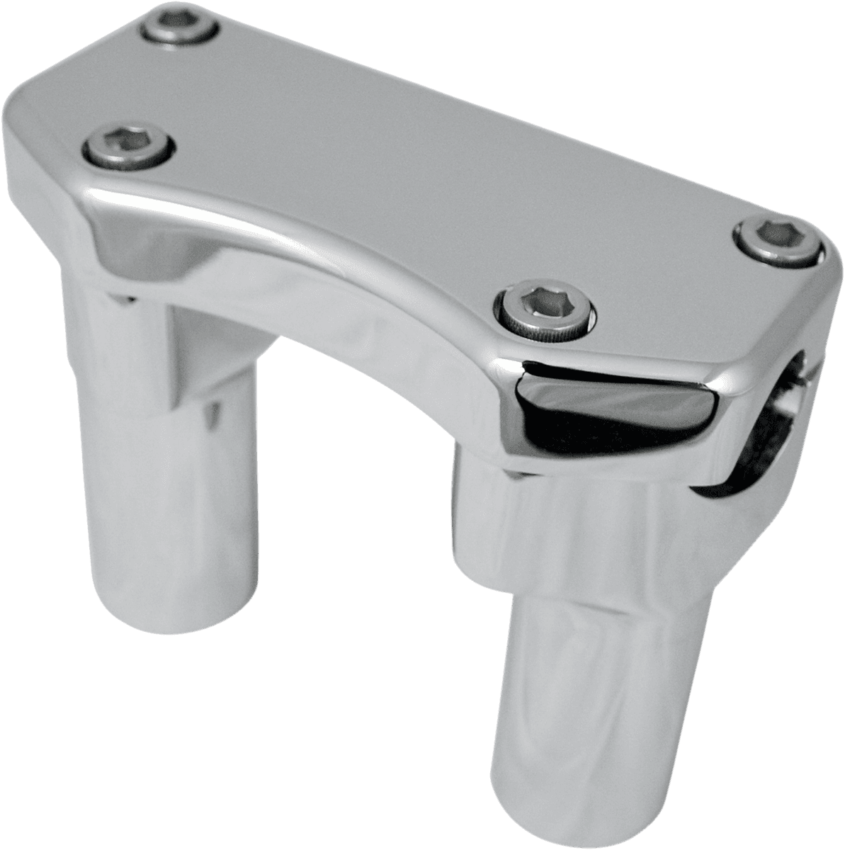 DRAG SPECIALTIES 0602-0586 Handlebar Riser & Top Clamp Kit - 3" - Buffalo - Chrome