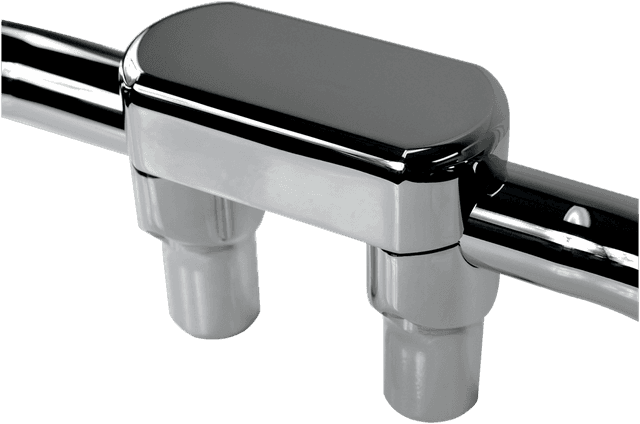 DRAG SPECIALTIES 0602-0602 Handlebar Riser & Top Clamp Kit - 3" - Big Buffalo - Chrome