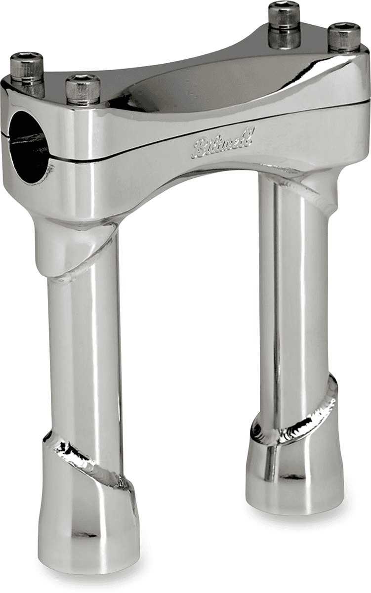 BILTWELL 0602-0659 Murdock Handlebar Risers - 6" - Chrome