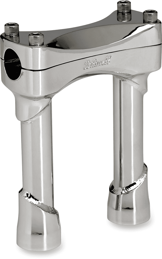 BILTWELL 0602-0659 Murdock Handlebar Risers - 6" - Chrome