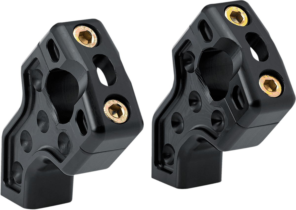 JOKER MACHINE 0602-0721 Pullback Handlebar Risers - Black