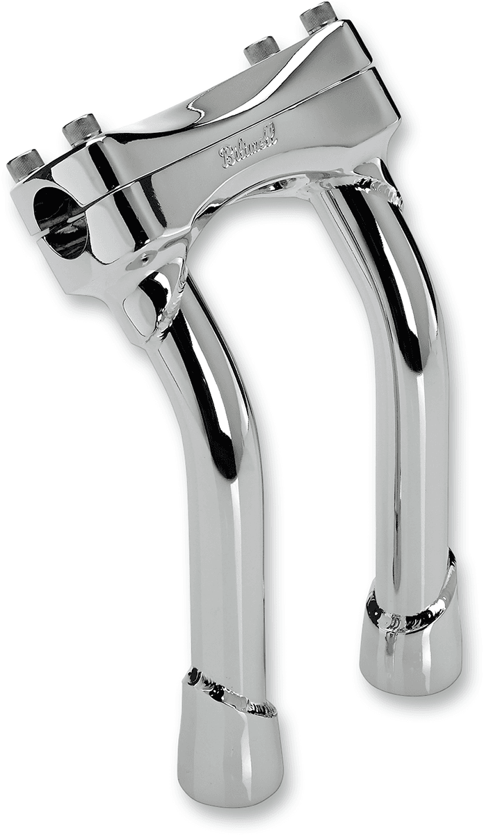 BILTWELL 0602-0894 Murdock Handlebar Risers - Pullback - 8" - Chrome — image 1 of 3