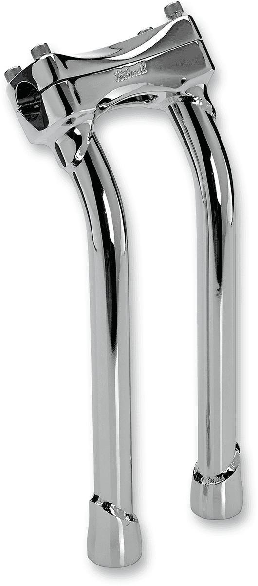 BILTWELL 0602-0898 Murdock Handlebar Risers - Pullback - 12" - Chrome