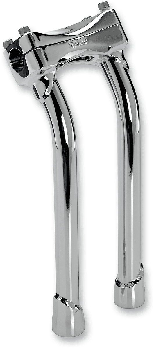 BILTWELL 0602-0898 Murdock Handlebar Risers - Pullback - 12" - Chrome